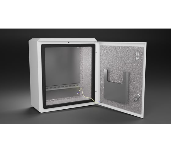Изображение товара Термошкаф с монтажной панелью "Метком Групп" (ШхВхГ) 450x500x230 мм, ТШ-6, без обогрева и вентиляции, без крепления ТШ-6-45.50.23-MK-3-3