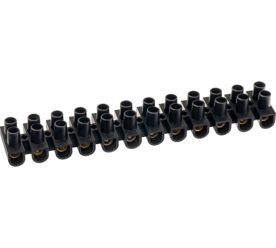 Изображение товара Винтовая клемма REV пластик, 6-25мм², черная, 1шт, 12 пар, 24583 4