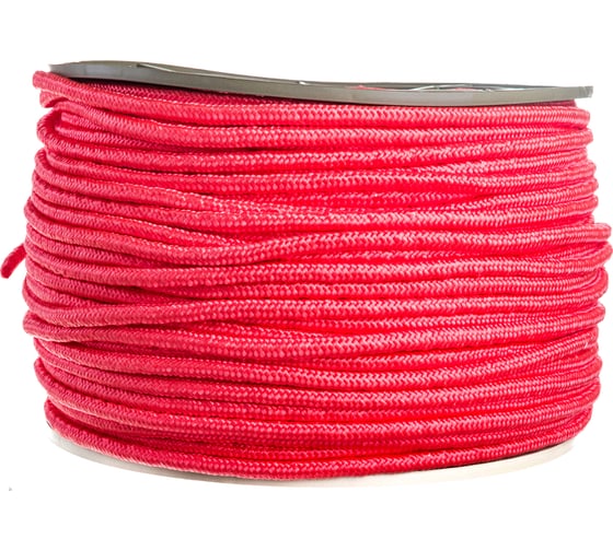 Изображение товара Плетеная веревка ЭБИС п/п 10 мм 200 м красная 183