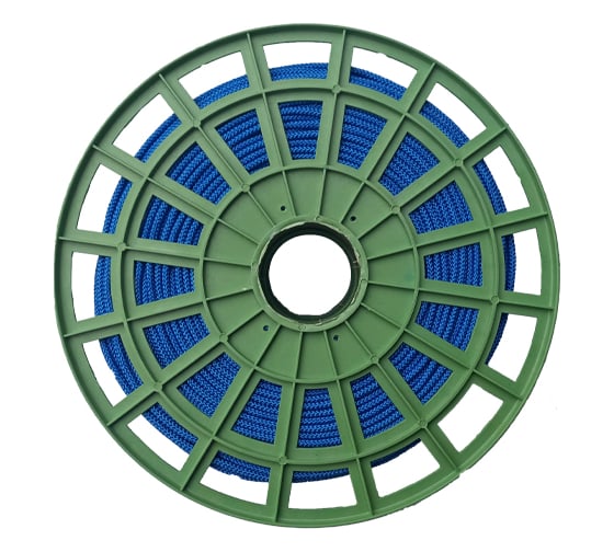 Изображение товара Плетеная веревка ЭБИС п/п 6 мм 200 м синяя 174