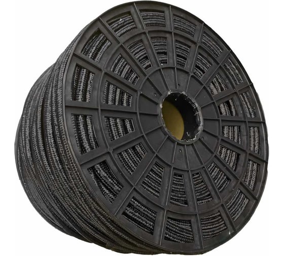 Изображение товара Плетеная веревка ЭБИС п/п 10 мм 200 м черная 185