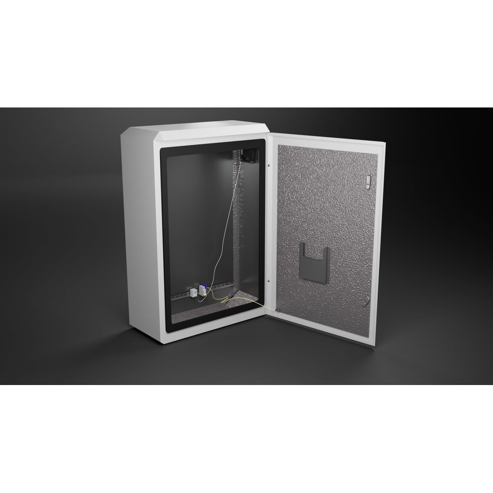 Изображение товара Термошкаф с монтажной панелью Метком Групп ТШ-16 800х1200х400 мм вентиляция и крепление на опору