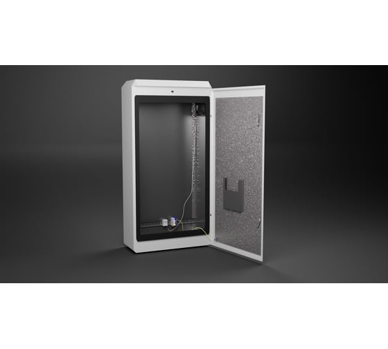 Изображение товара Термошкаф с монтажной панелью "Метком Групп" (ШхВхГ) 600x1200x300 мм, ТШ-5, с вентиляцией и без обогрева, с креплением на стену ТШ-5-60.120.30-MK-2-1