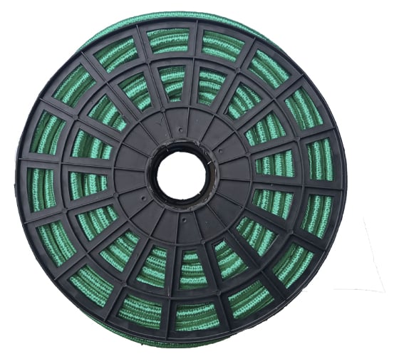 Изображение товара Плетеная веревка ЭБИС п/п 10 мм 200 м зеленая 184