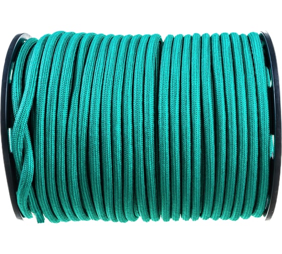 Изображение товара Плетеная веревка ЭБИС п/п 12 мм 100 м зеленая 188
