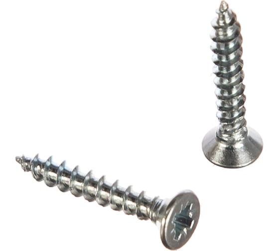 Изображение товара Саморез Стройметиз 2,5х16 универсальный, белый цинк уп. 500 шт. 2150033