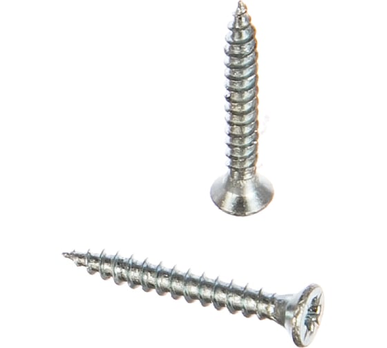 Изображение товара Саморез Стройметиз 2,5х20 универсальный, белый цинк уп. 200 шт. 2150043