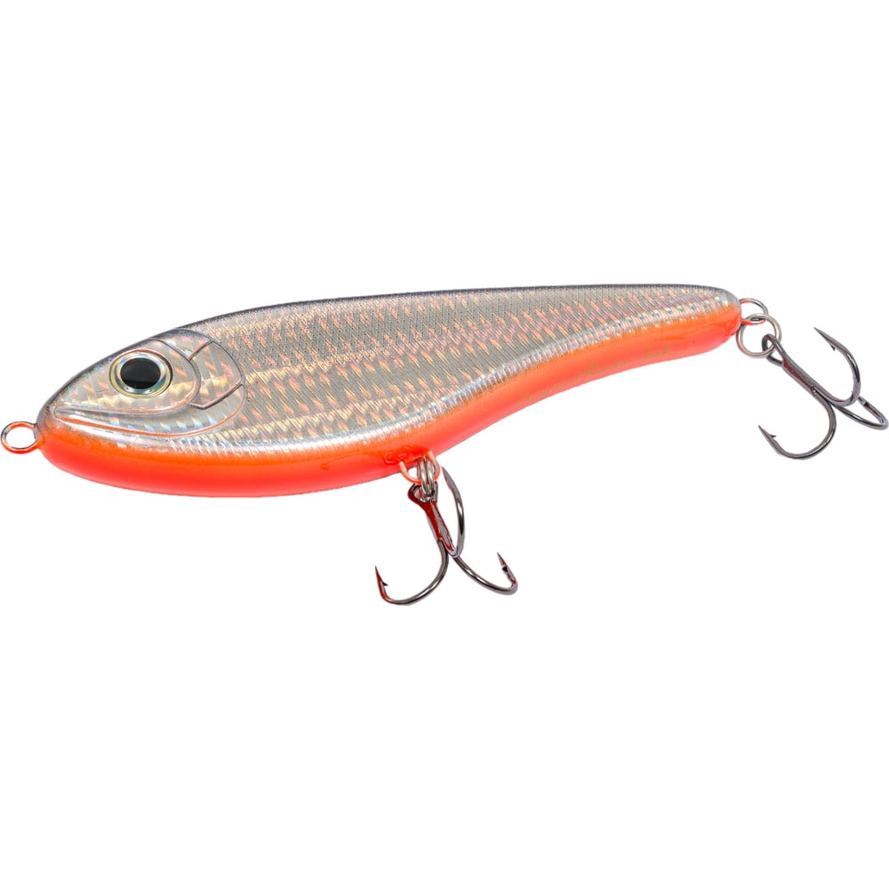 Воблер Strike Pro Джеркбейт Buster Jerk Sinking, цвет: A70-713 Black Silver OB EG-048#A70-713