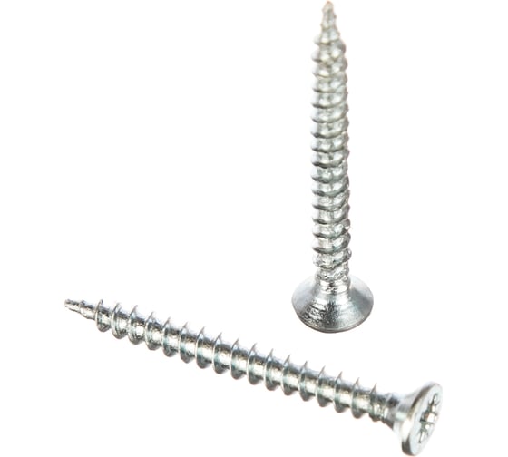 Изображение товара Саморез Стройметиз 3,0х30 универсальный, белый цинк уп. 200 шт. 2150263