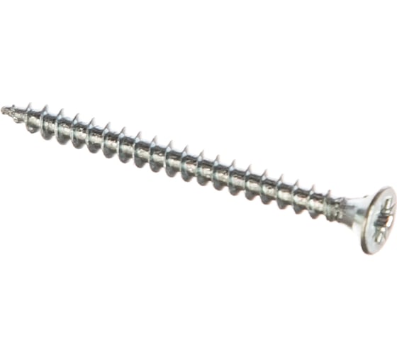 Изображение товара Саморез Стройметиз 3,5х40 универсальный, белый цинк уп. 1000 шт. 2150478