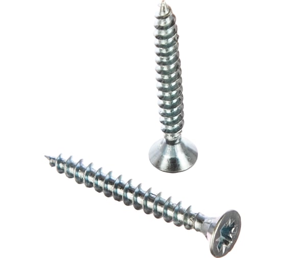 Изображение товара Саморез Стройметиз 3,5х30 универсальный, белый цинк уп. 200 шт. 2150453