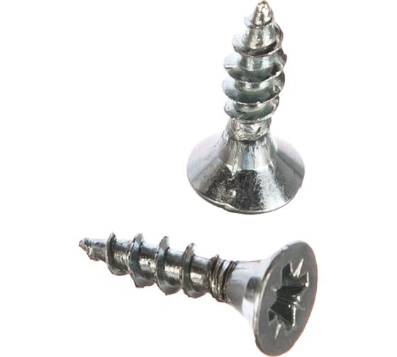 Изображение товара Саморез Стройметиз 4,0х16 универсальный, белый цинк уп. 200 шт. 2150623