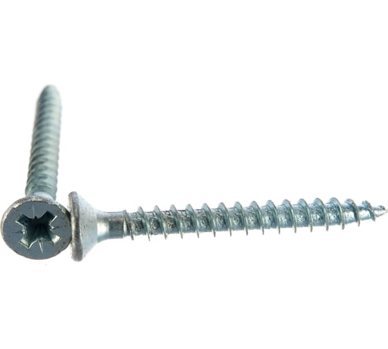 Изображение товара Саморез Стройметиз 4,0х35 универсальный, белый цинк уп. 200 шт. 2150664