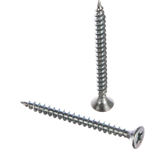 Изображение товара Саморез Стройметиз 4,0х45 универсальный, белый цинк уп. 200 шт. 2150685