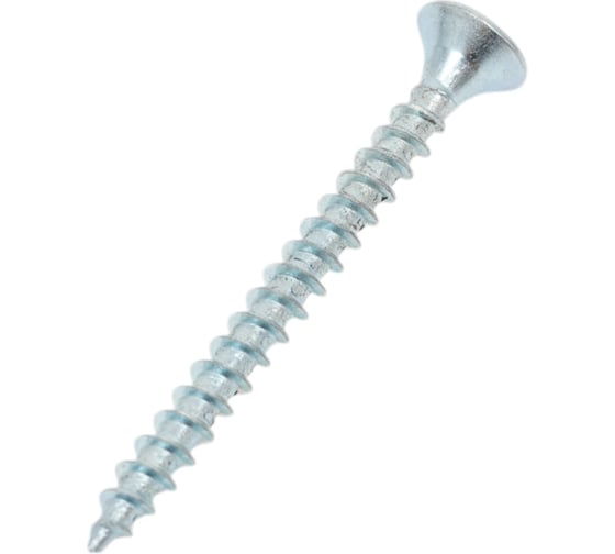 Изображение товара Саморез Стройметиз 4,0х40 универсальный, белый цинк уп. 750 шт. 2150678