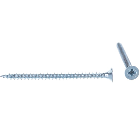 Изображение товара Саморез Стройметиз 4,0х60 универсальный, белый цинк уп. 400 шт. 2150708