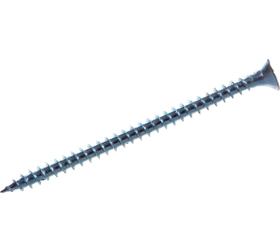 Изображение товара Саморез Стройметиз 4,0х60 универсальный, белый цинк уп. 200 шт. 2150705