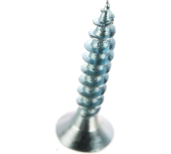 Изображение товара Саморез Стройметиз 4,5х30 универсальный, белый цинк уп. 200 шт. 2151244