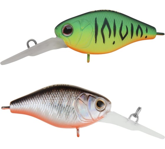 Изображение товара Воблер Strike Pro Крэнк Cranky-EX Deep 60, цвет: GC01S/A70-713S Double Black Silver OB/Mat Tiger, (E Strike Pro EG-168XL#GC01S/A70-713S