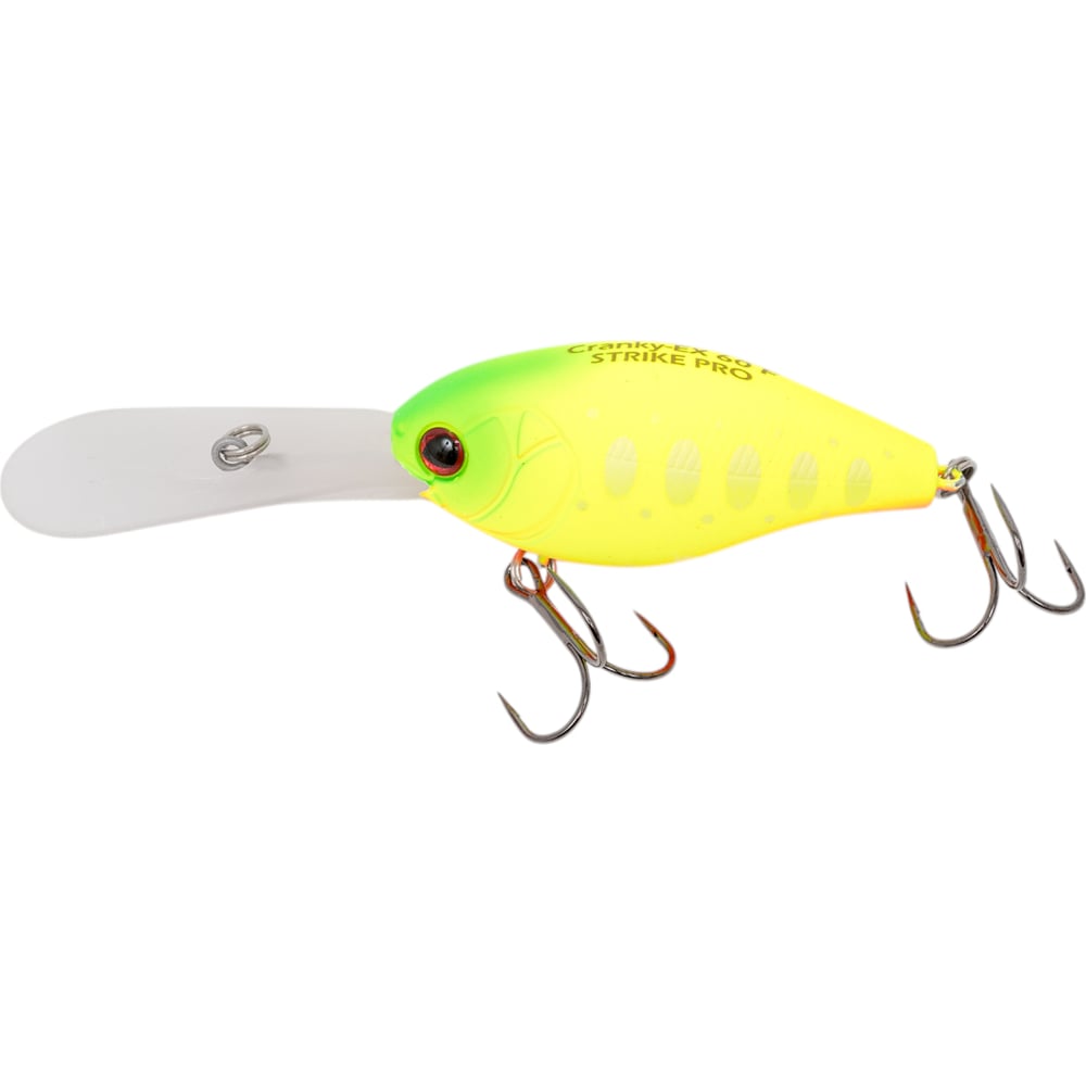 Изображение товара Воблер Strike Pro Крэнк Cranky-EX Deep 60 A178S Lemon Mat Tiger EG-168XL#A178S