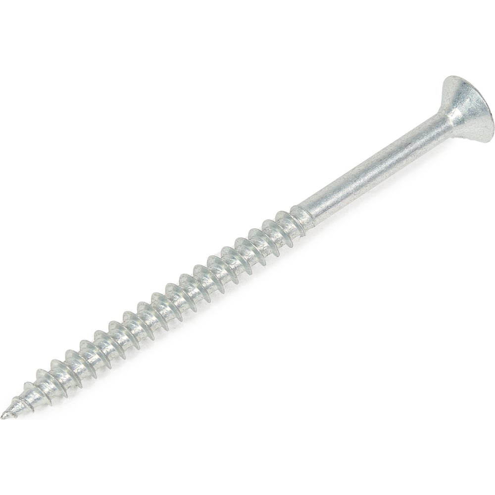 Изображение товара Саморез Стройметиз 6,0х90 универсальный, белый цинк уп. 200 шт. 2151078