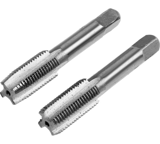 Изображение товара Метчики ТУНДРА метрические ручные, М14x1.5 мм, комплект из 2 шт. 2705915