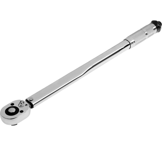 Изображение товара Ключ ТУНДРА динамометрический, 45 сталь, под квадрат 1/2, 28 - 210 Нм, 470 мм 9378814