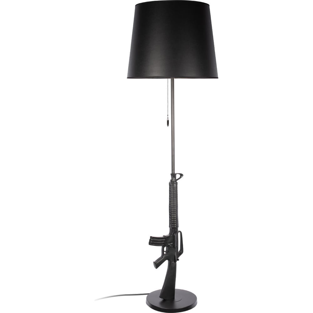 Изображение товара Торшер LOFT IT Arsenal 10136/F Dark grey арт-деко с тканевым плафоном