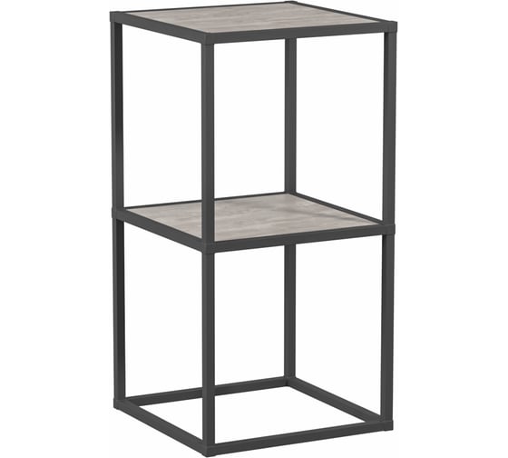 Изображение товара Стеллаж НАЙДИ 2, 400x400x782 мм, графит, лдсп бетонный камень LS2-77349