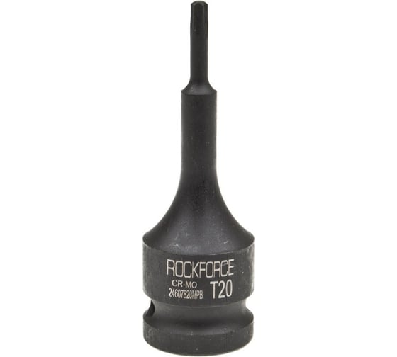 Изображение товара Головка-бита TORX ударная Rockforce T20,1/2" RF-24607820MPB(56201)