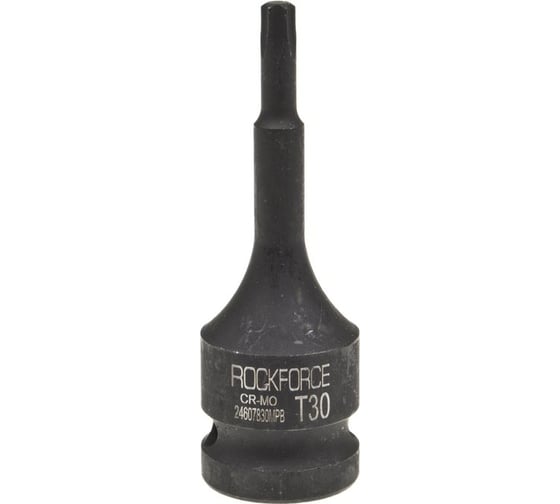 Изображение товара Головка-бита TORX ударная, 1/2", T30 Rockforce RF-24607830MPB