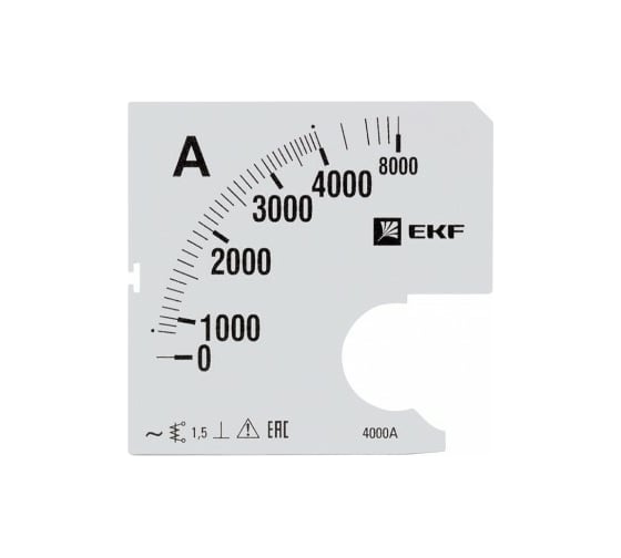 Изображение товара Шкала сменная для A961 4000/5А-1,5 PROxima EKF SQs-a961-4000