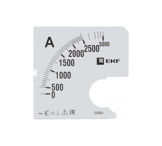 Изображение товара Шкала сменная для A961 2500/5А-1,5 PROxima EKF SQs-a961-2500