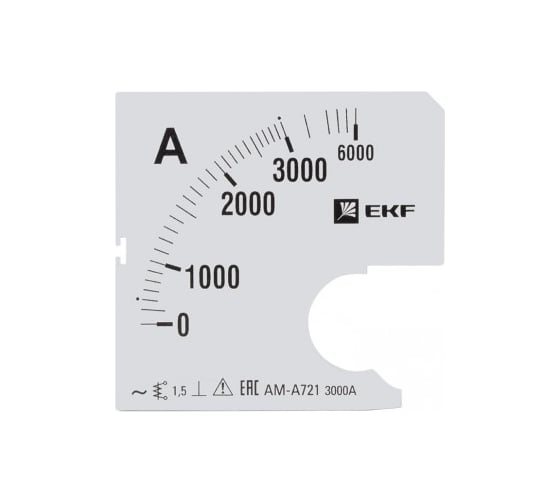 Изображение товара Шкала сменная для A721 3000/5А-1,5 PROxima EKF SQs-a721-3000