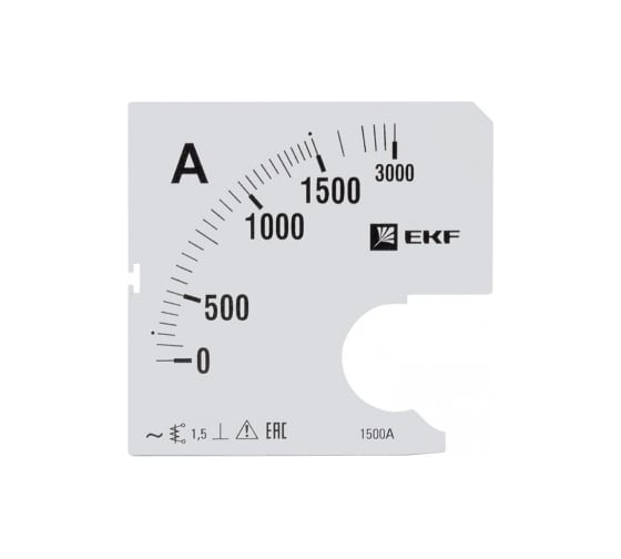 Изображение товара Шкала сменная для A961 1500/5А-1,5 PROxima EKF SQs-a961-1500
