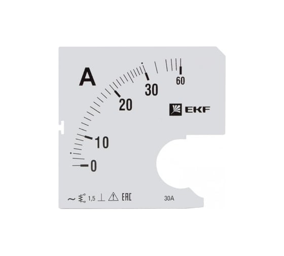 Изображение товара Шкала сменная для A961 30/5А-1,5 PROxima EKF SQs-a961-30
