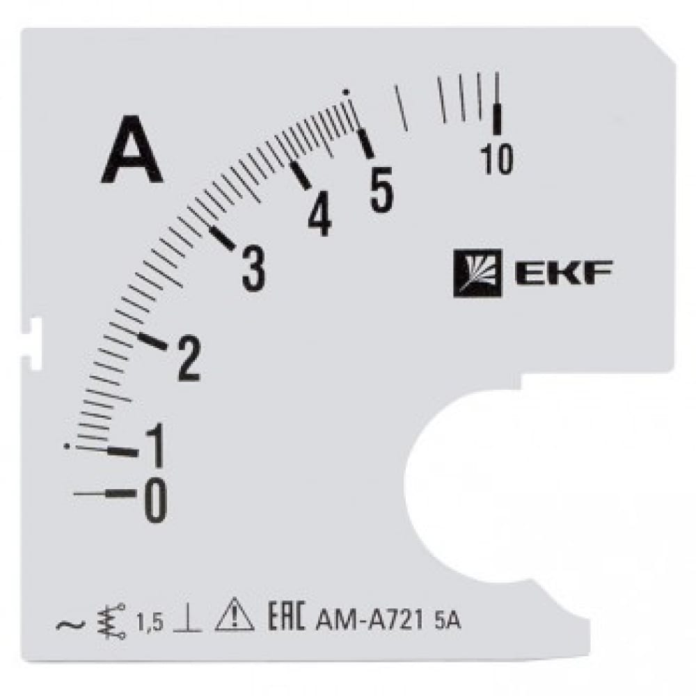 Сменная шкала для A721 EKF 5/5А-1,5 PROxima