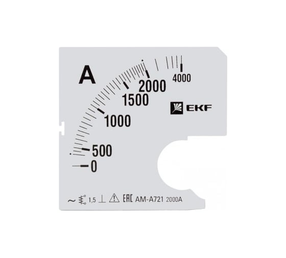 Изображение товара Шкала сменная для A721 2000/5А-1,5 PROxima EKF SQs-a721-2000
