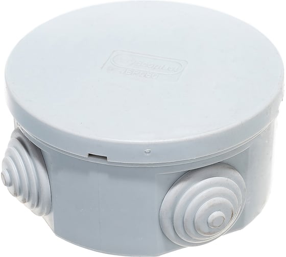 Изображение товара Распределительная коробка Экопласт JBR080 о/п D=80х40 мм 4 выхода IP44 44005-1