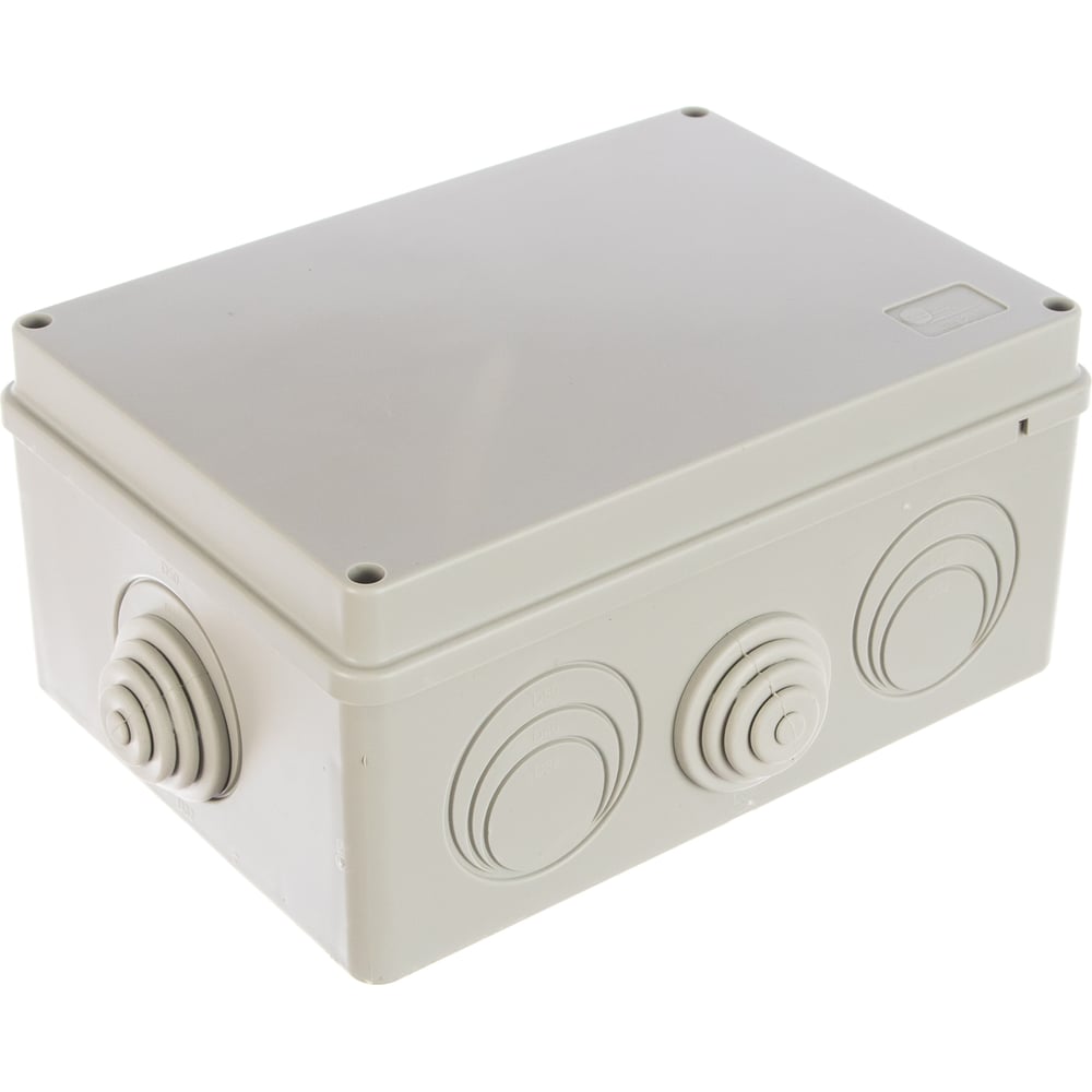 Распределительная коробка Экопласт распределительная коробка открытая экопласт d65х35 мм 4 ввода ip44 серый