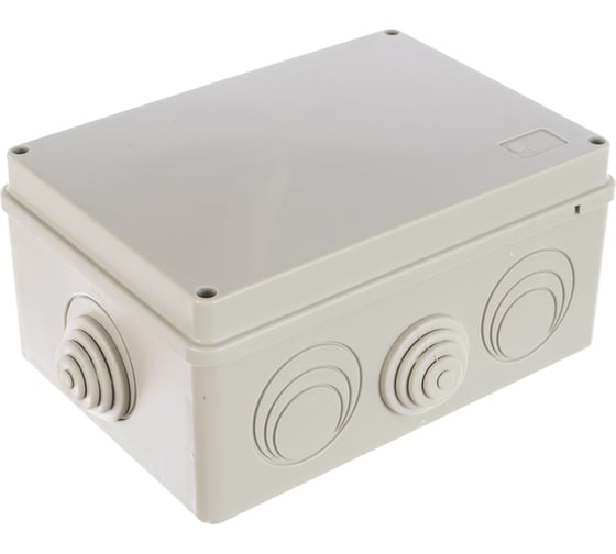 Изображение товара Распределительная коробка Экопласт JBS210 о/п 210х150х100 8 выходов, 4 муфты 44016