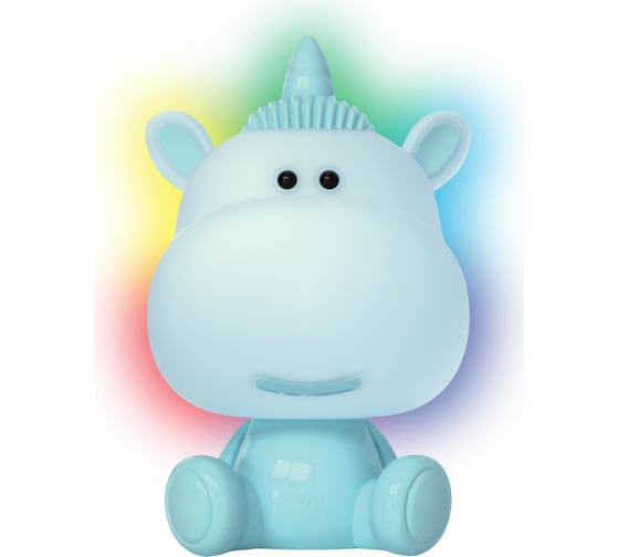 Изображение товара Детский аккумуляторный ночник для сна ФОТОН Единорожка, голубой 25389