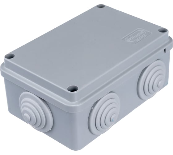 Изображение товара Распределительная коробка Экопласт JBS120 о/п 120х80х50 6 выходов, IP55 44008-1