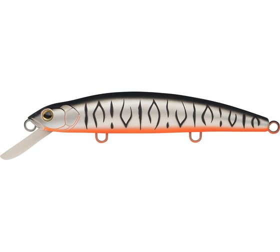 Изображение товара Воблер Strike Pro Минноу Musky Monster DL200, цвет: A243ES Grey Shadow Mat Tiger MG-007F#A243ES