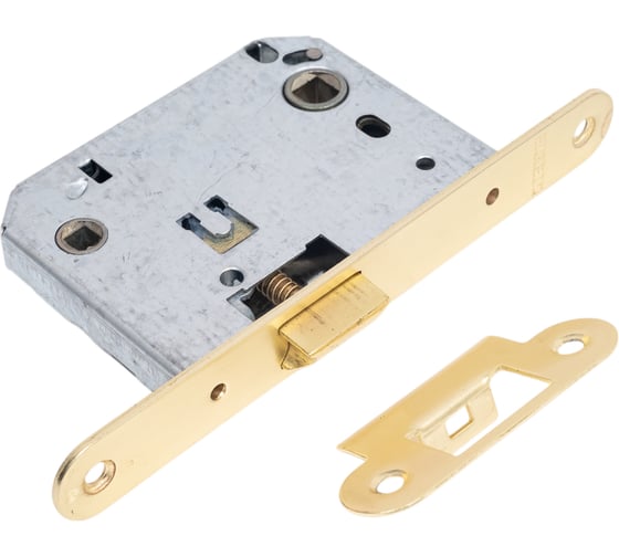 Изображение товара Сантехническая защелка PUERTO овальная планка, межосевое расстояние 70 мм, латунь матовая INLB 1170 SB