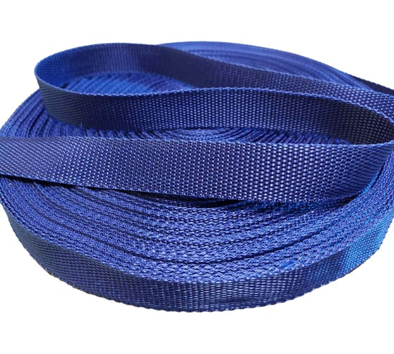 Изображение товара Ременная лента ЭБИС ПП, 50 мм, 50 м, синий 72771