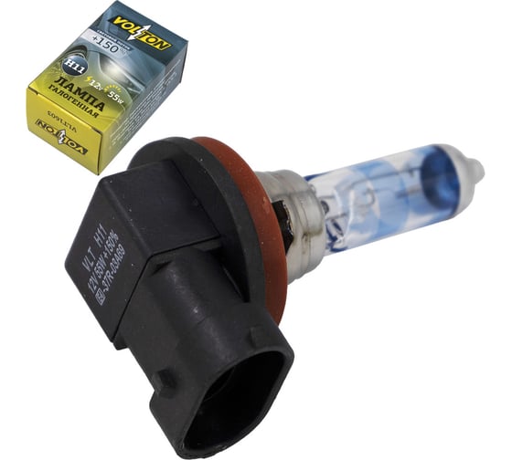 Изображение товара Галогенная лампа VOLTON H11 12В/55 Вт +150 VLT1603