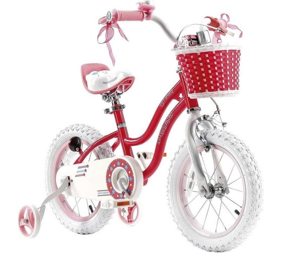 Изображение товара Велосипед Royal Baby Stargirl Steel 16", стальная рама RB16G-1 Малиновый