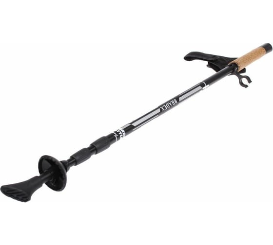 Изображение товара Палки для скандинавской ходьбы BRADEX 3 секции НОРДИК СТАЙЛ III черные SF 0384