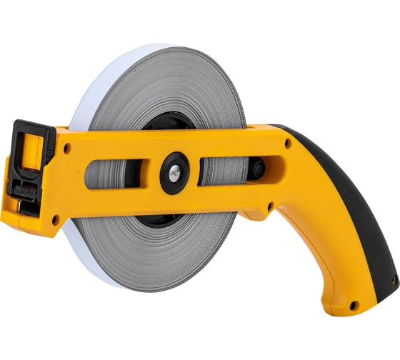 Изображение товара Рулетка Denzel геодезическая 50 м х 13 мм, открытый корпус, металлическая лента 31492